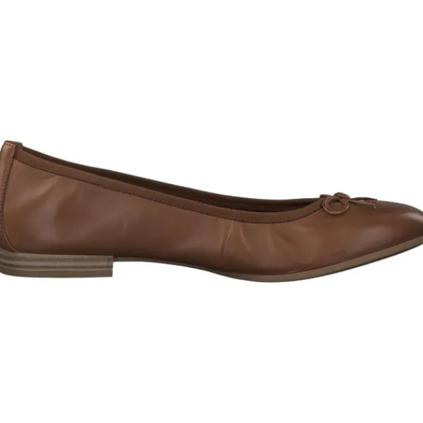 Damen Tamaris Ballerinas<22116, Ballerinas, Damen, Braun (Cognac)