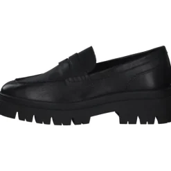 Damen Tamaris Slipper<24720, Klassische Slipper, Damen, BLACK LEATHER