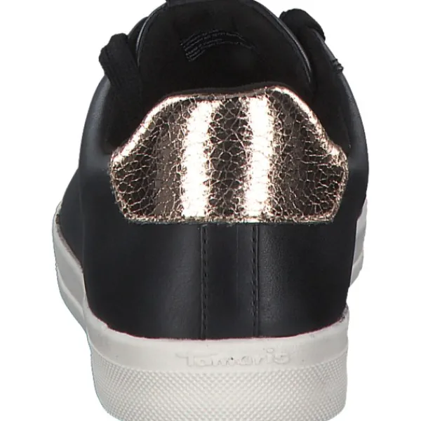 Damen Tamaris Klassische- & Business Schuhe<1-23622-42/048 M2362242, Schnürschuhe, Damen, BLACK/GOLD