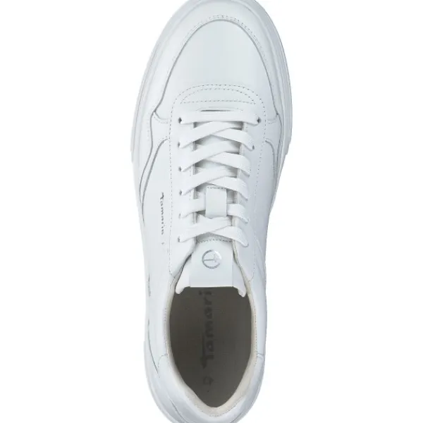 Damen Tamaris Klassische- & Business Schuhe<1-23617-42/100 M2361742, Schnürschuhe, Damen, white