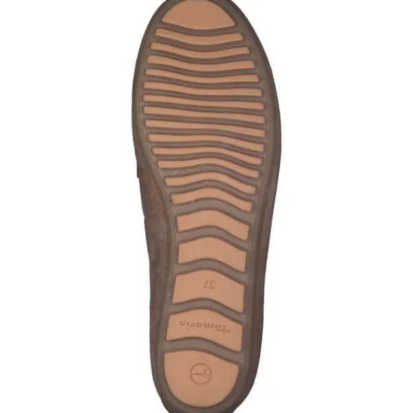 Damen Tamaris Slipper<24630, Mokassins, Damen, cognac