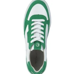 Damen Tamaris Klassische- & Business Schuhe<23617, Schnürschuhe, Damen, green