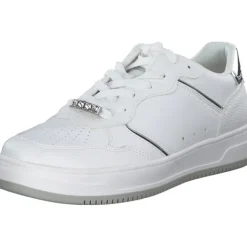 Damen Tamaris Klassische- & Business Schuhe<23729, Schnürschuhe, Damen, Weiß