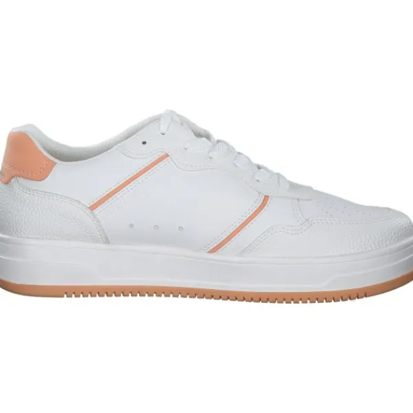 Damen Tamaris Klassische- & Business Schuhe<23729, Schnürschuhe, Damen, white/orange