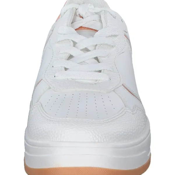 Damen Tamaris Klassische- & Business Schuhe<23729, Schnürschuhe, Damen, white/orange