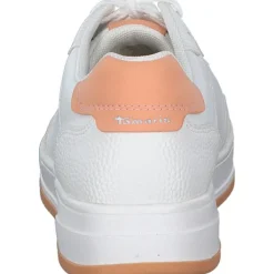 Damen Tamaris Klassische- & Business Schuhe<23729, Schnürschuhe, Damen, white/orange
