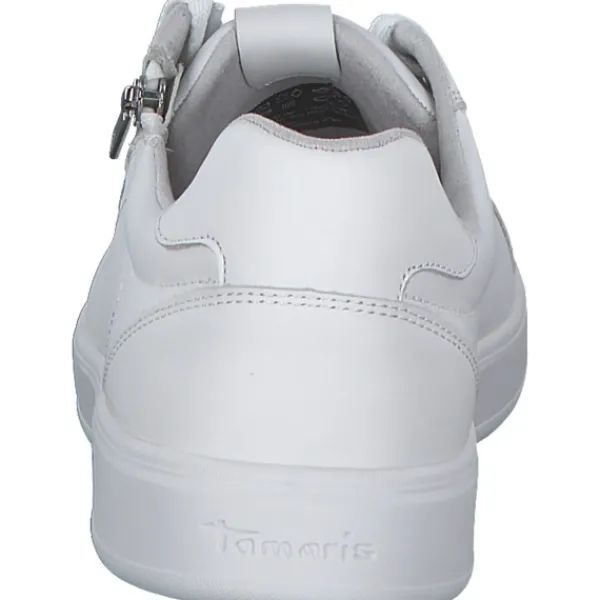 Damen Tamaris Klassische- & Business Schuhe<1-23709-43/100, Schnürschuhe, Damen, Weiß