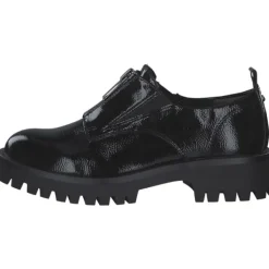 Damen Tamaris Klassische- & Business Schuhe<24791, Schnürschuhe, Damen, BLACK PATENT