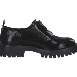 Damen Tamaris Klassische- & Business Schuhe<24791, Schnürschuhe, Damen, BLACK PATENT