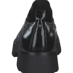 Damen Tamaris Klassische- & Business Schuhe<24791, Schnürschuhe, Damen, BLACK PATENT