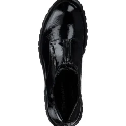 Damen Tamaris Klassische- & Business Schuhe<24791, Schnürschuhe, Damen, BLACK PATENT