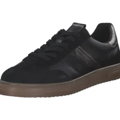 Damen Tamaris Klassische- & Business Schuhe<23788, Schnürschuhe, Damen, BLACK LEATHER