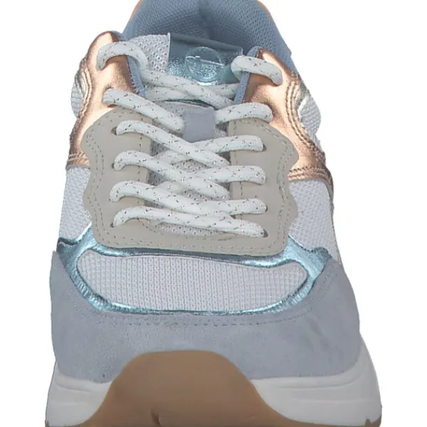 Damen Tamaris Klassische- & Business Schuhe<23745-43, Schnürschuhe, Damen, LIGHT BLUE COMB