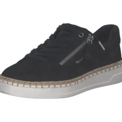 Damen Tamaris Klassische- & Business Schuhe<23742, Schnürschuhe, Damen, NAVY NUBUC