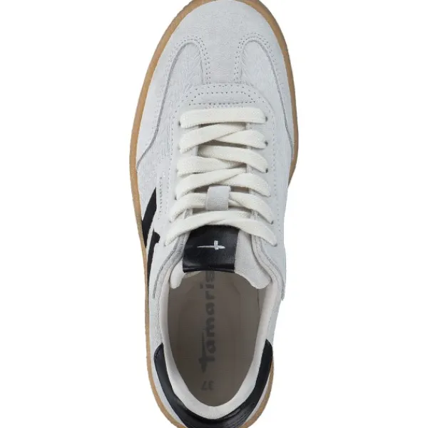 Damen Tamaris Klassische- & Business Schuhe<23723-44, Schnürschuhe, Damen, ivory