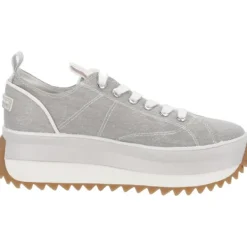 Damen Tamaris Klassische- & Business Schuhe<23731, Schnürschuhe, Damen, LIGHT GREY