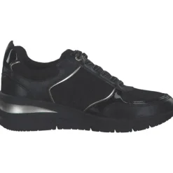 Damen Tamaris Klassische- & Business Schuhe<23721-42, Schnürschuhe, Damen, black/gold