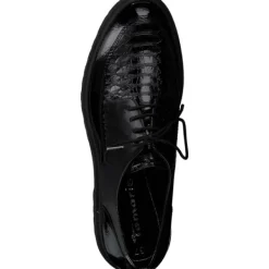 Damen Tamaris Klassische- & Business Schuhe<23721, Schnürschuhe, Damen, schwarz