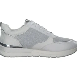Damen Tamaris Sneakers<23732, Sneakers Low, Damen, WHT/SILVER COM