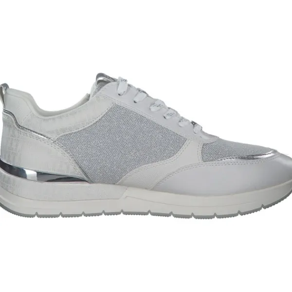 Damen Tamaris Sneakers<23732, Sneakers Low, Damen, WHT/SILVER COM
