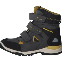 Herren Tom Tailor Stiefel<4272004 , Winterstiefel, Herren, coal-black-yellow
