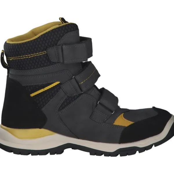 Herren Tom Tailor Stiefel<4272004 , Winterstiefel, Herren, coal-black-yellow