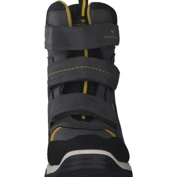 Herren Tom Tailor Stiefel<4272004 , Winterstiefel, Herren, coal-black-yellow