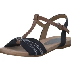 Damen Tom Tailor Sandaletten<5390220008, Keilsandaletten, Damen, NAVY