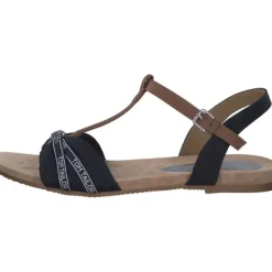 Damen Tom Tailor Sandaletten<5390220008, Keilsandaletten, Damen, NAVY