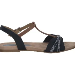 Damen Tom Tailor Sandaletten<5390220008, Keilsandaletten, Damen, NAVY