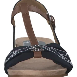 Damen Tom Tailor Sandaletten<5390220008, Keilsandaletten, Damen, NAVY