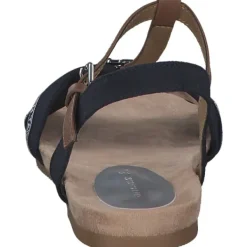 Damen Tom Tailor Sandaletten<5390220008, Keilsandaletten, Damen, NAVY