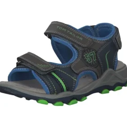 Kinder Tom Tailor Sandalen<1171102, Sandalen (Kinder), Kinder, Grau (grey-navy-royal)
