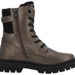 Damen Tom Tailor Stiefel<4290560020, Schnürstiefel, Damen, old gold