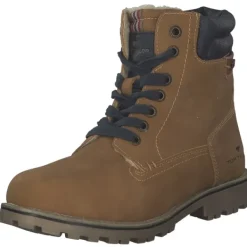 Kinder Tom Tailor Stiefel<2170505, Schnürstiefeletten, Kinder, Braun