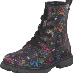 Kinder Tom Tailor Stiefel<4270160027, Stiefel, Kinder, black-multi