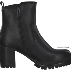 Damen Tom Tailor Stiefel<9091801, Stiefeletten, Damen, Schwarz