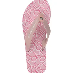 Damen Tom Tailor Pantoletten & Badeschuhe<5391802, Zehentrenner, Damen, Rosa