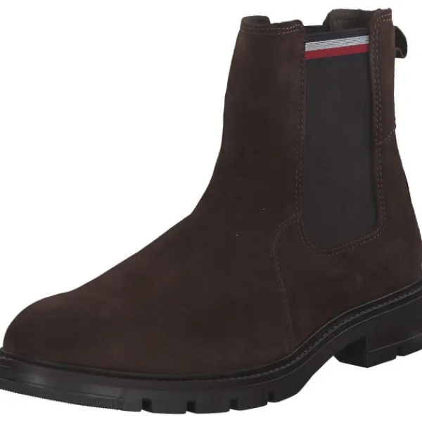 Herren Tommy Hilfiger Boots<FM0FM04803, Chelsea Boots, Herren, Braun (Cocoa)