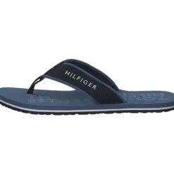 Herren Tommy Hilfiger Pantoletten & Badeschuhe<FM0FM04469, Zehentrenner, Herren, blue coast