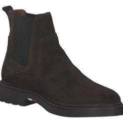 Herren Tommy Hilfiger Boots<FM0FM05104GOP HILFIGER COMFORT LWT SUEDE, Chelsea Boots, Herren, Dark Coffee