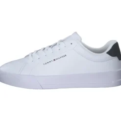 Herren Tommy Hilfiger Klassische- & Business Schuhe<FM0FM052970LE TH COURT LEATHER GRAIN ESS, Klassische- & Business Schuhe, Herren, Whit
