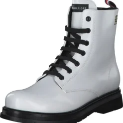 Kinder Tommy Hilfiger Stiefel<T4A5-32411, Schnürstiefeletten, Kinder, white