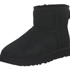 Damen UGG Stiefel<Classic Mini 1016222, Schlupfstiefeletten, Damen, Schwarz (Black)